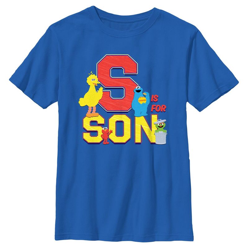 Boy's Sesame Street S Is for Son T-Shirt