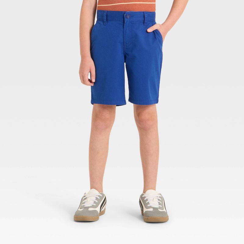 Boys' Flat Front 'At the Knee' Chino Shorts - Cat & Jack™