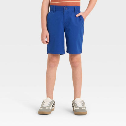 Boys' Flat Front 'At the Knee' Chino Shorts - Cat & Jack™