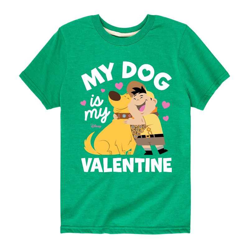 Boys' - Disney - Dug My Dog Is My Valentine Short Sleeve Graphic T-Shirt