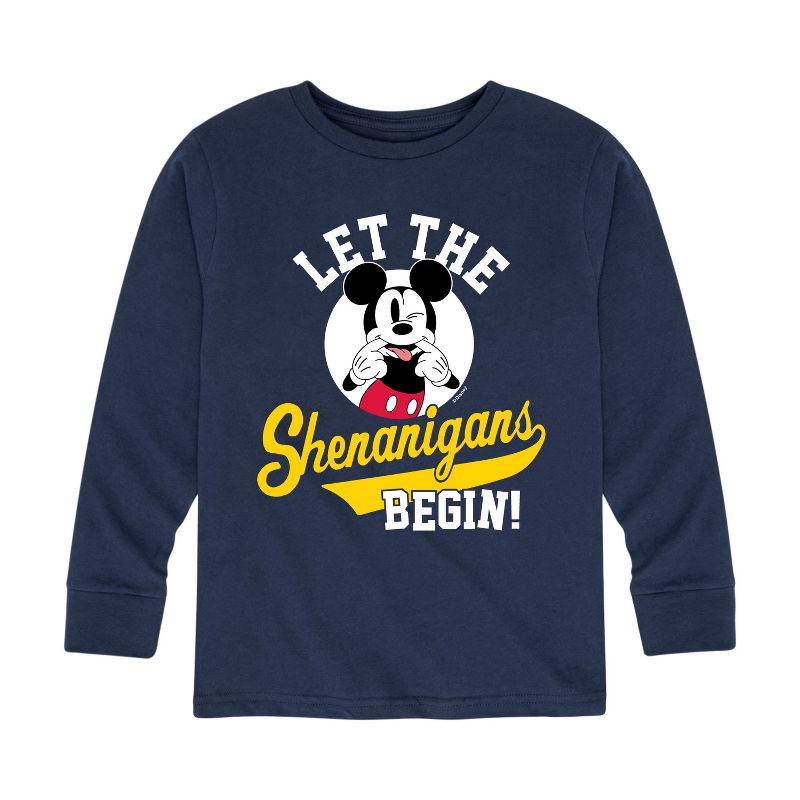 Boys' - Disney - Let The Shenanigans Begin Long Sleeve Graphic T-Shirt