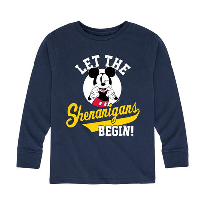 Boys' - Disney - Let The Shenanigans Begin Long Sleeve Graphic T-Shirt