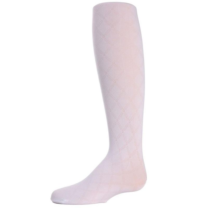 Memoi Flowers and Diamonds Girls Opaque Tights