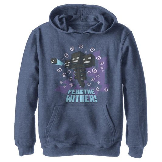 هودي ماين كرافت للأولاد من Fear the Wither Pull Over Hoodie