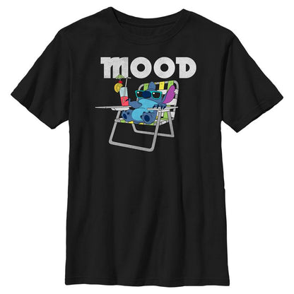 Boy's Lilo & Stitch Mood Relaxing Stitch T-Shirt