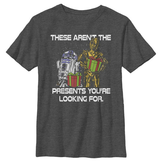 تي شيرت Star Wars للأولاد بطبعة C-3PO وR2-D2 التي تبحث عنها