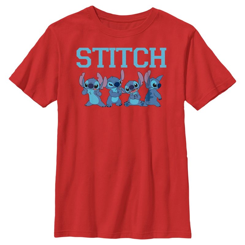 Boy's Lilo & Stitch Faces of Stitch T-Shirt