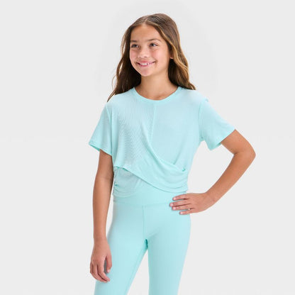 Girls' Ribbed T-Shirt - All In Motion™