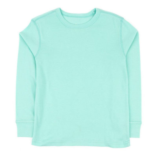 Leveret Kids Long Sleeve Solid Classic Color T-Shirt
