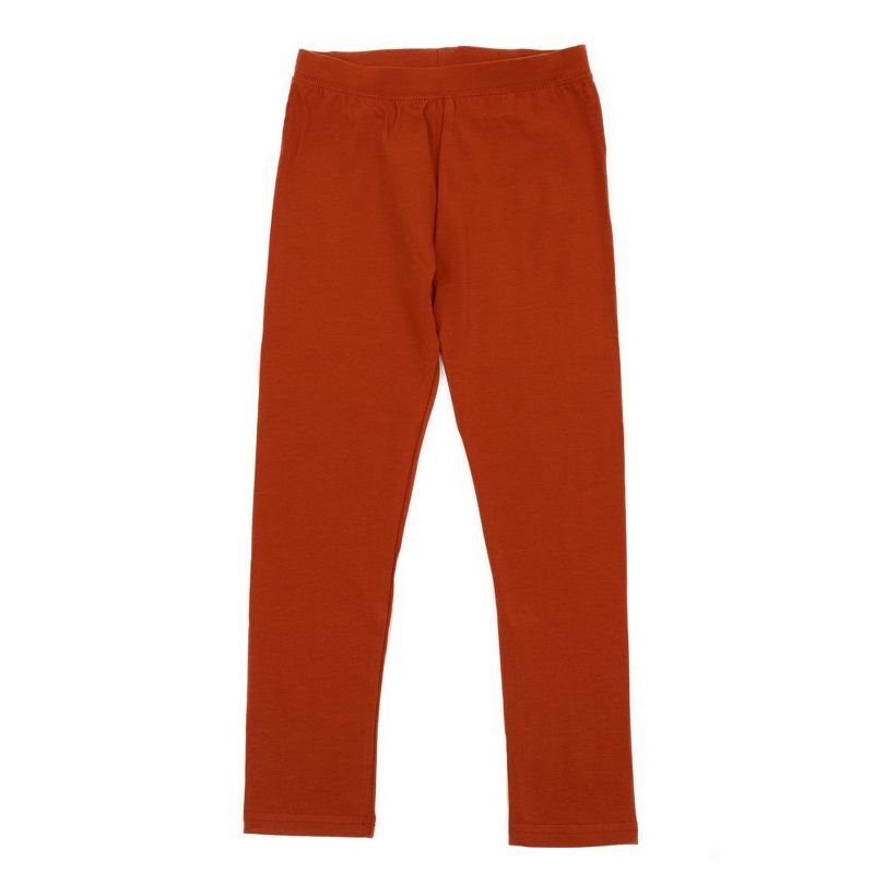 Leveret Girls Boho Solid Color Legging