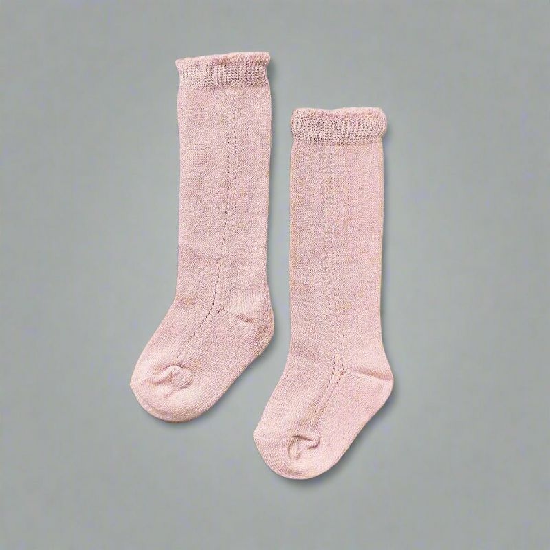 Little Love Bug Company Eyelet Knee High Socks
