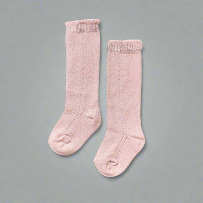 Little Love Bug Company Eyelet Knee High Socks