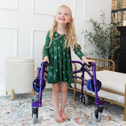 Long Sleeve Twirl Dress in Slytherin™