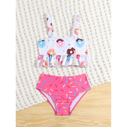 Coolmee Toddler Girls Two Pieces Swimsuit Swimwear Summer Beach Bathing Suit