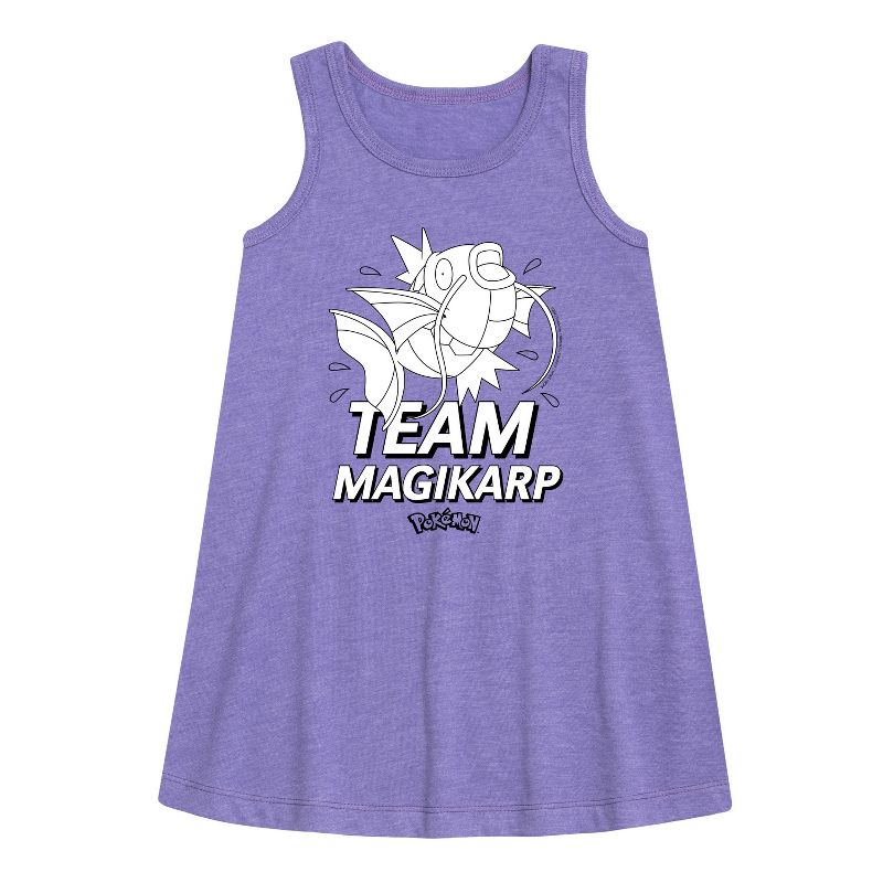 Girls' - Pokémon - Team Magikarp Graphic Sleeveless Aline Dress