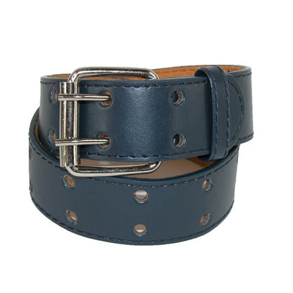 CTM Kids' Leather Two Hole Jean Belt (Pack of 2)