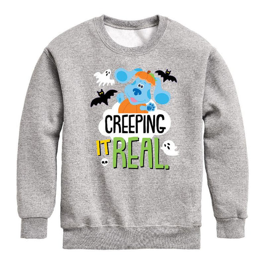 Boys' - Blue's Clues & You! - Creeping It Real Graphic Long Sleeve Fleece Sweatshirt