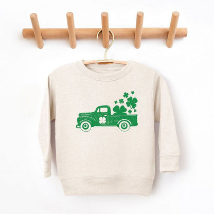 The Juniper Shop Shamrock Truck Youth Ultra-Soft Graphic Sweatshirt
