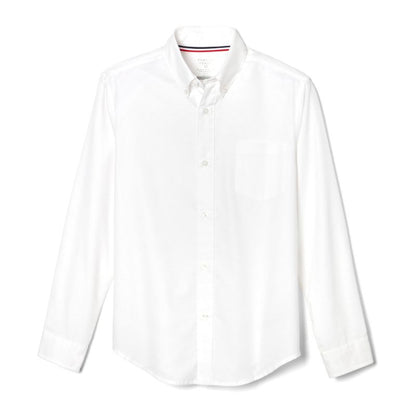 French Toast School Uniform Co-Ed Long Sleeve Oxford Shirt