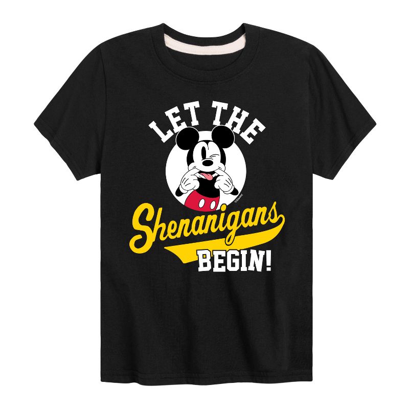 Boys' - Disney - Let The Shenanigans Begin Short Sleeve Graphic T-Shirt