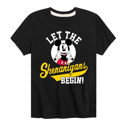 Boys' - Disney - Let The Shenanigans Begin Short Sleeve Graphic T-Shirt