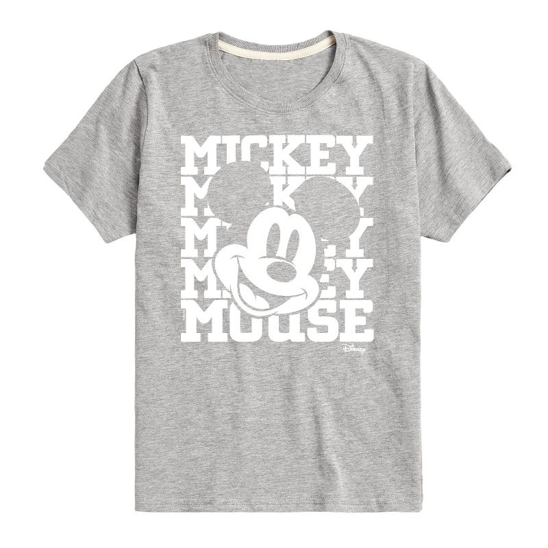 Boys' - Disney - Mickey, Mickey, Mickey Mouse Short Sleeve Graphic T-Shirt