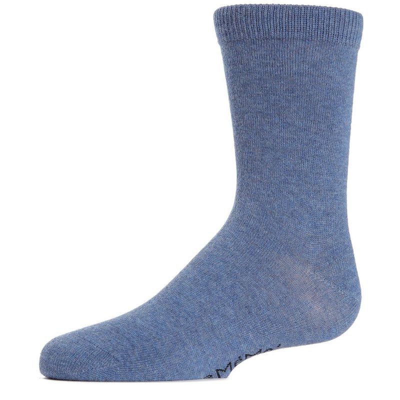 Memoi Kids' Basic Cotton Blend Crew Socks