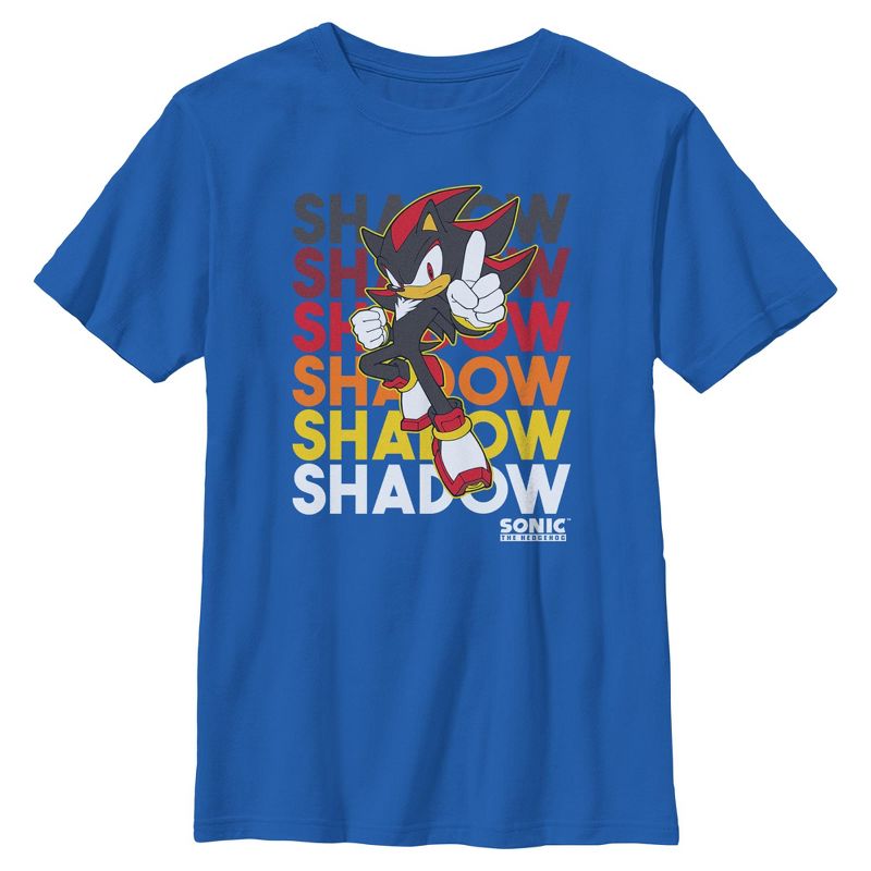 Boys Sonic the Hedgehog Shadow Stack T Shirt