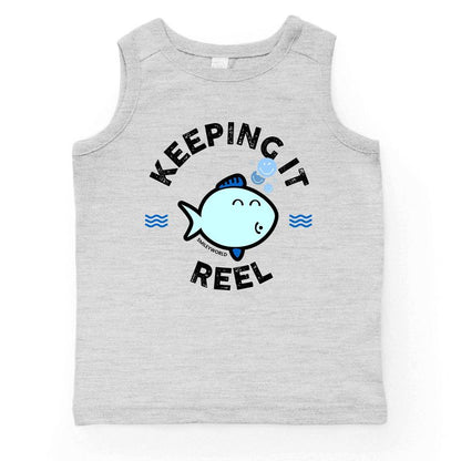 قميص خزان للشباب من The Juniper Shop SmileyWorld Keeping It Reel Fish