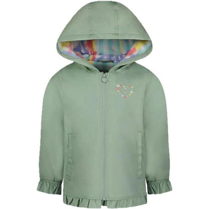LONDON FOG Girls Lightweight Fleece Lined Hooded Spring Jacket