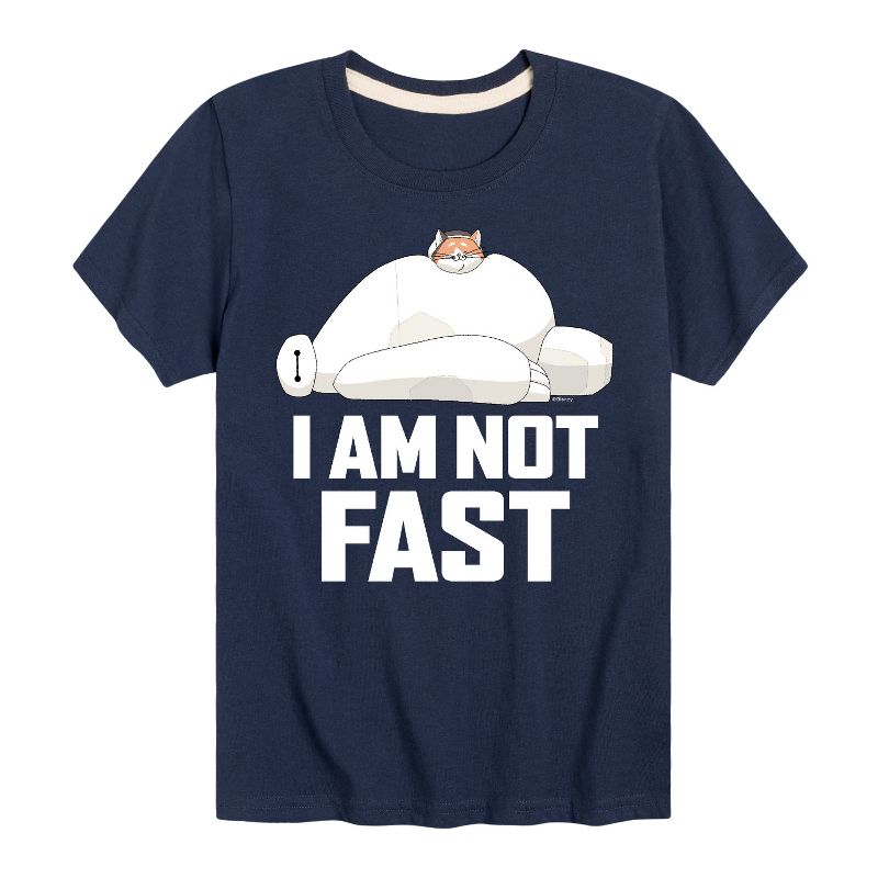 Boys' - Disney - Baymax I Am Not Fast Short Sleeve Graphic T-Shirt