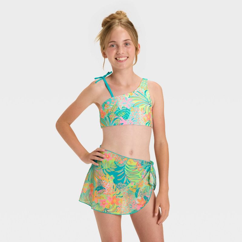 Girls' Tropical Wilderness Swimwear Set - Cat & Jack™