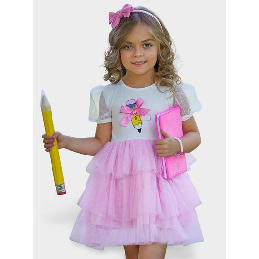 Brainy Ballerina Layered Tutu Dress Mia Belle Girls
