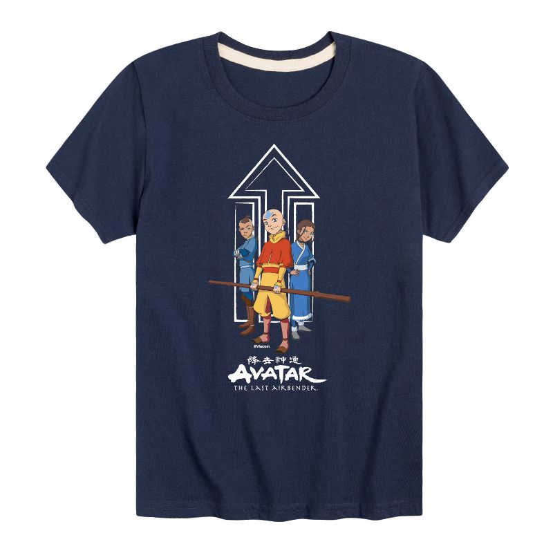 Boys' - Avatar: The Last Airbender - Trio Short Sleeve Graphic T-Shirt
