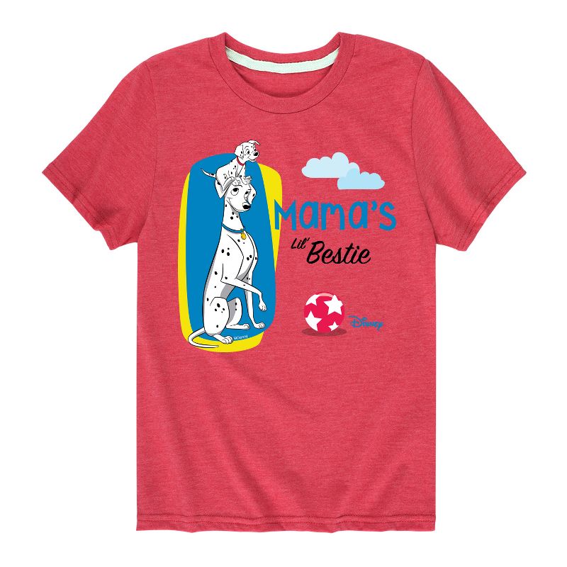 Boys' - 101 Dalmatians - Mommy's Lil Bestie Short Sleeve Graphic T-Shirt