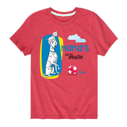 Boys' - 101 Dalmatians - Mommy's Lil Bestie Short Sleeve Graphic T-Shirt