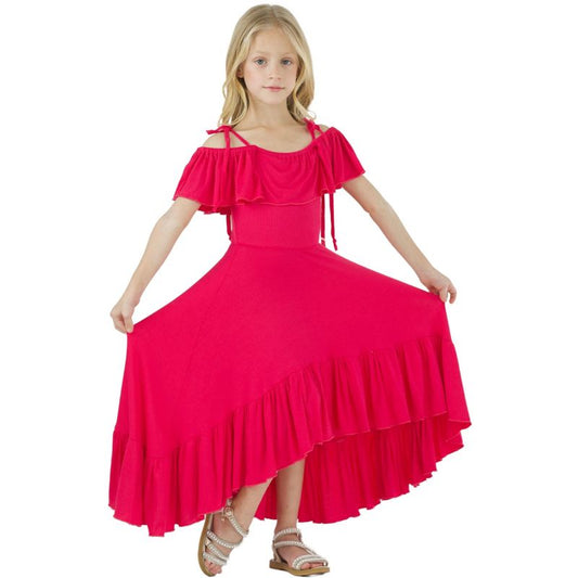 فستان بيري بليس بكشكشة عالية ومنخفضة من ميا بيل جيرلز