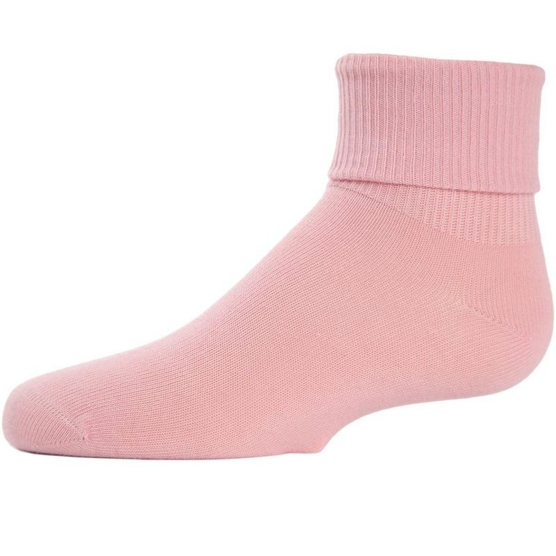 Memoi Kids' Triple Roll Cotton Blend Ankle Socks