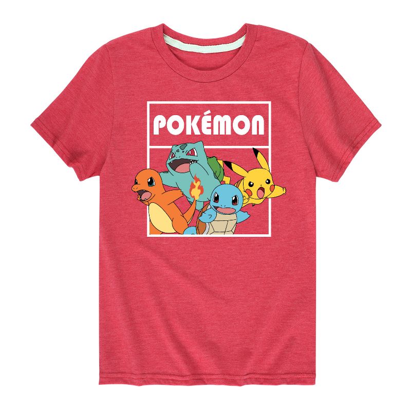 تي شيرت جرافيكي بأكمام قصيرة لفريق بوكيمون للأولاد