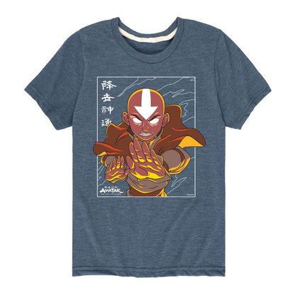 Boys' - Avatar: The Last Airbender - Avatar State Aang Short Sleeve Graphic T-Shirt