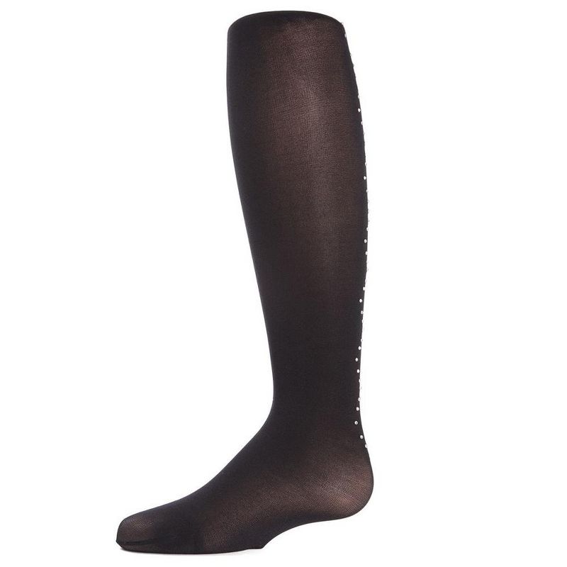 Memoi Diamonds on Down Jeweled Girls Opaque Tights