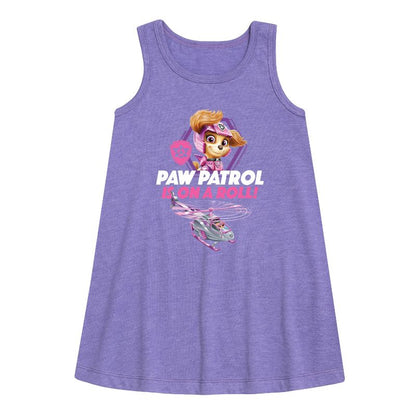 Girls' - Paw Patrol - Paw Patrol Is On A Roll Graphic Sleeveless Aline Dress