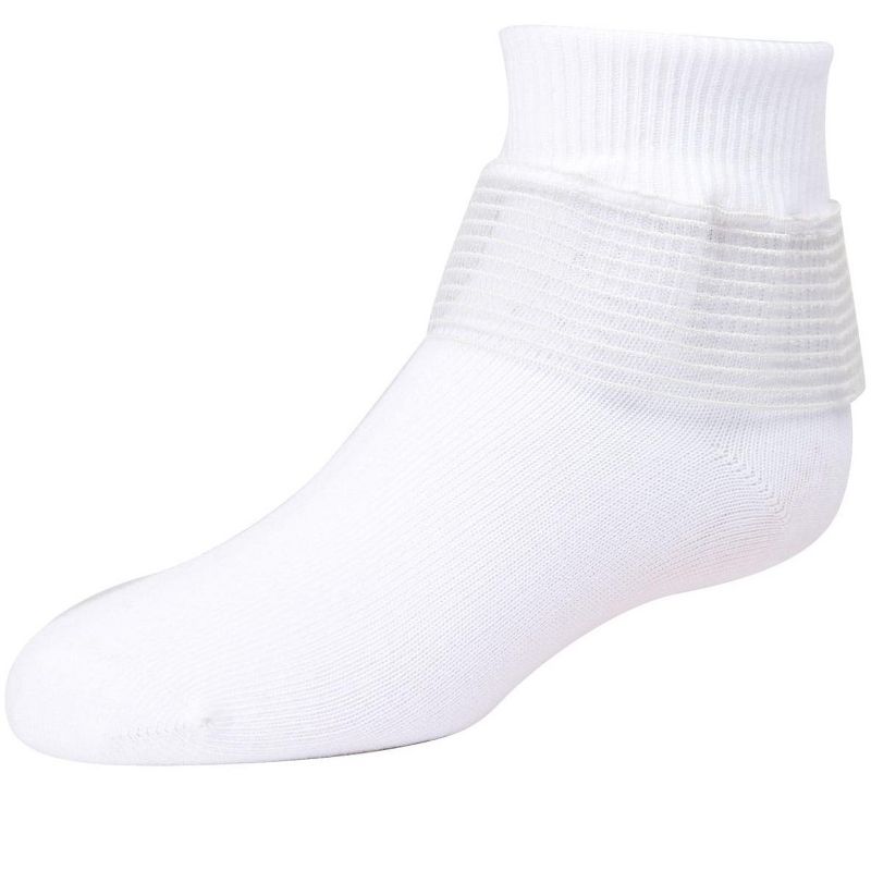 Memoi Girls' Far Out Cotton Blend Lace Ruffle Socks