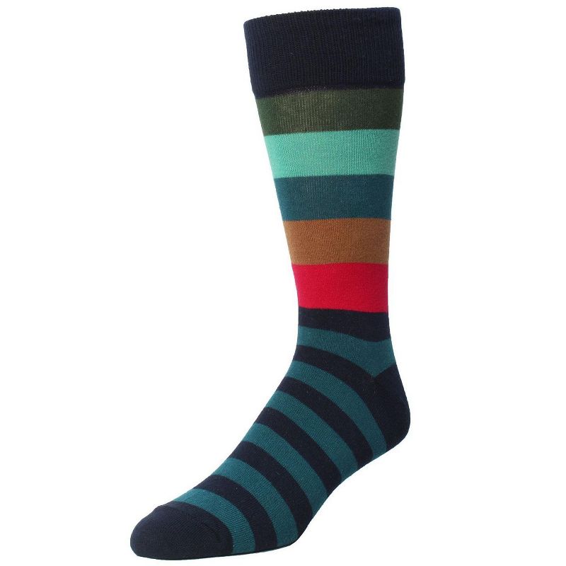 Memoi Boys' Bold Stripes Crew Socks