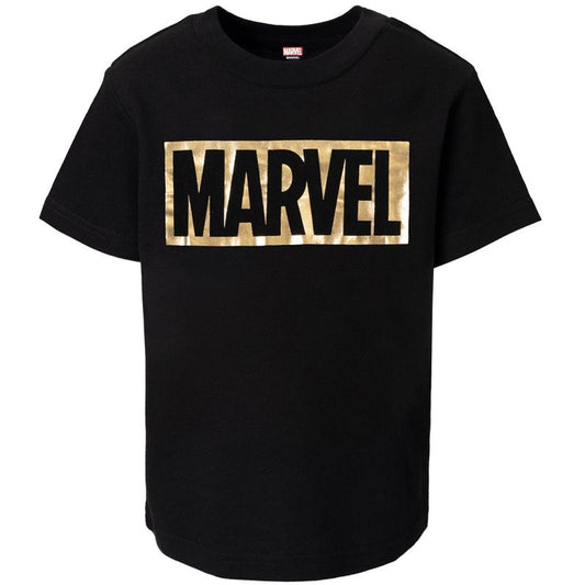 تي شيرت Marvel Avengers بشعار جرافيكي للأطفال الصغار والكبار