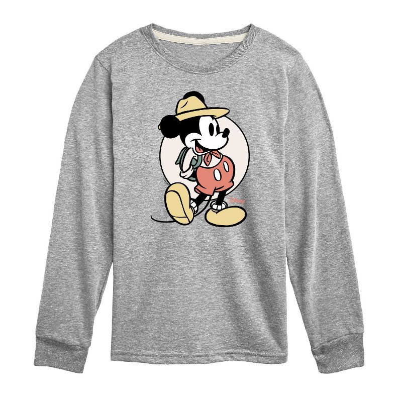 Boys' - Disney - Mickey Mouse Long Sleeve Graphic T-Shirt