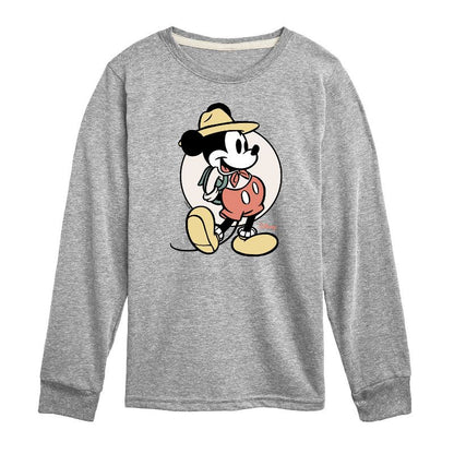 Boys' - Disney - Mickey Mouse Long Sleeve Graphic T-Shirt