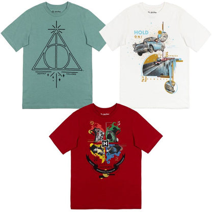 Harry Potter 3 Pack T-Shirts Little Kid to Big Kid