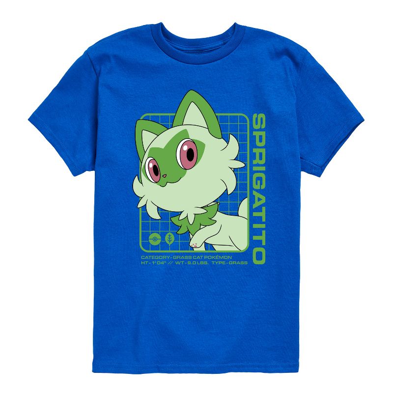 تي شيرت جرافيكي بأكمام قصيرة من سبريجاتيتو ستاتس للأولاد - بوكيمون