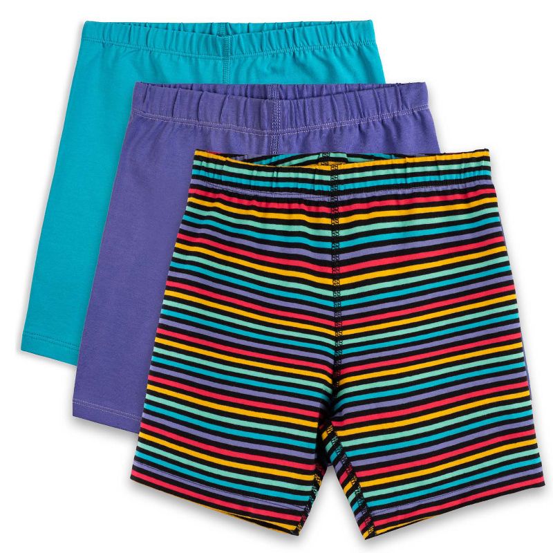 Mightly Girls Fair Trade Organic Cotton Bike Shorts 3-pack